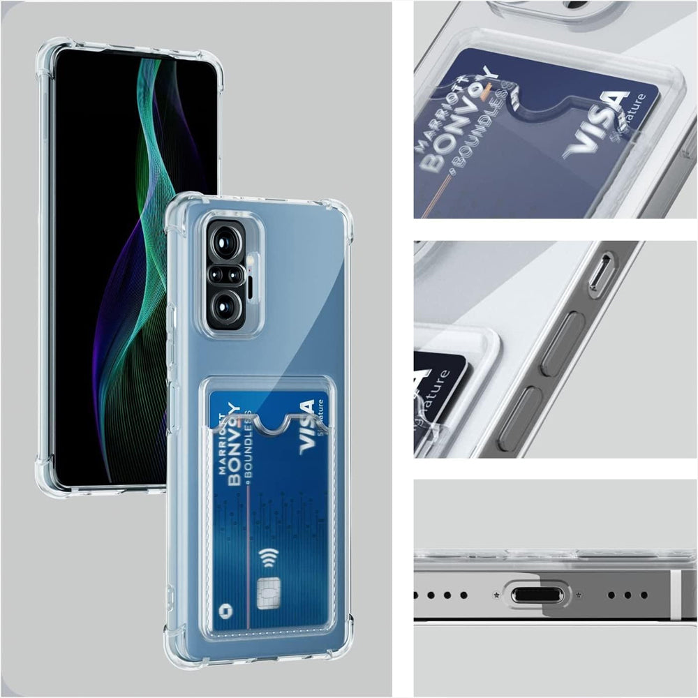 Clear Card Wallet Case for OPPO A40 4G