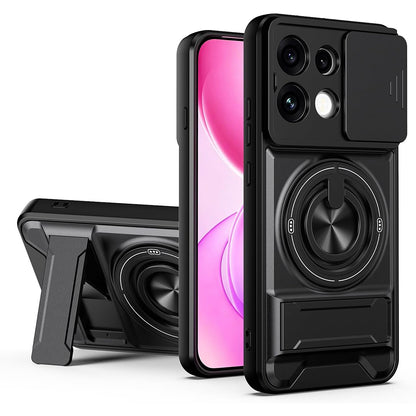 Magsafe Compatible Tough Ring Stand  Case for Oppo Reno 16 F