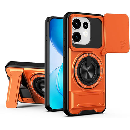 Magsafe Compatible Tough Ring Stand Case for Oppo Reno 16 Pro