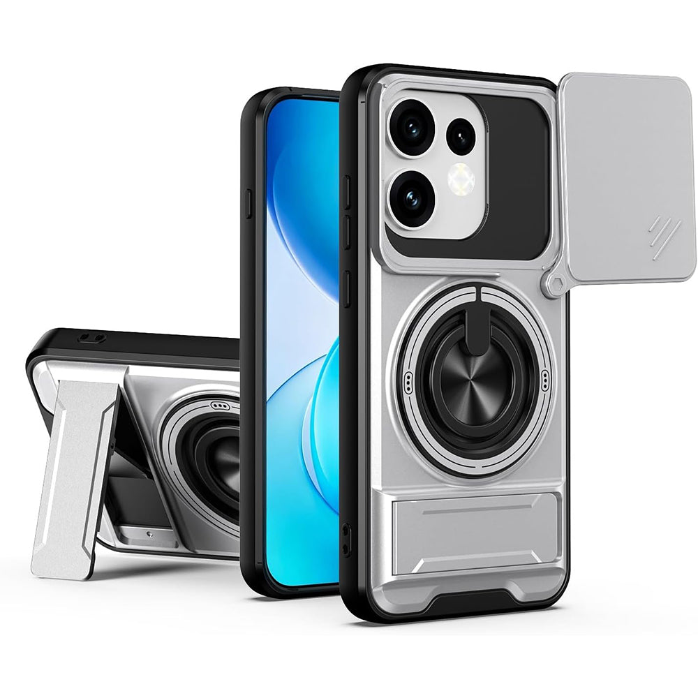 Magsafe Compatible Tough Ring Stand Case for Oppo Reno 16 Pro