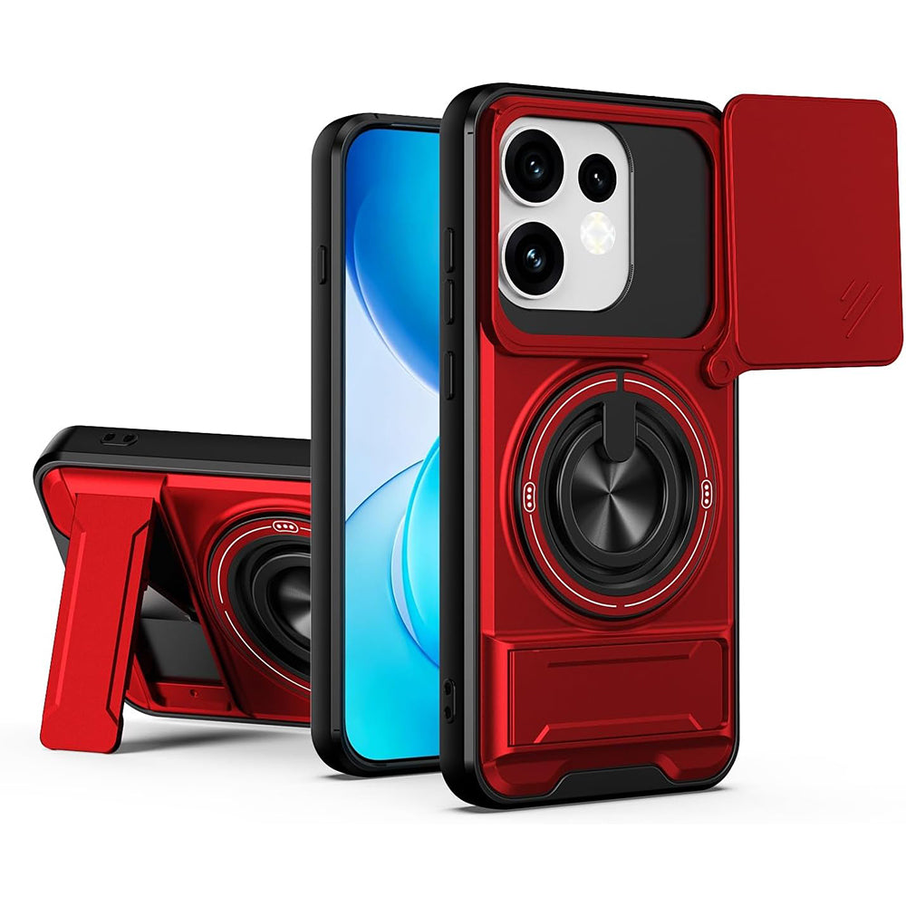 Magsafe Compatible Tough Ring Stand Case for Oppo Reno 16 Pro
