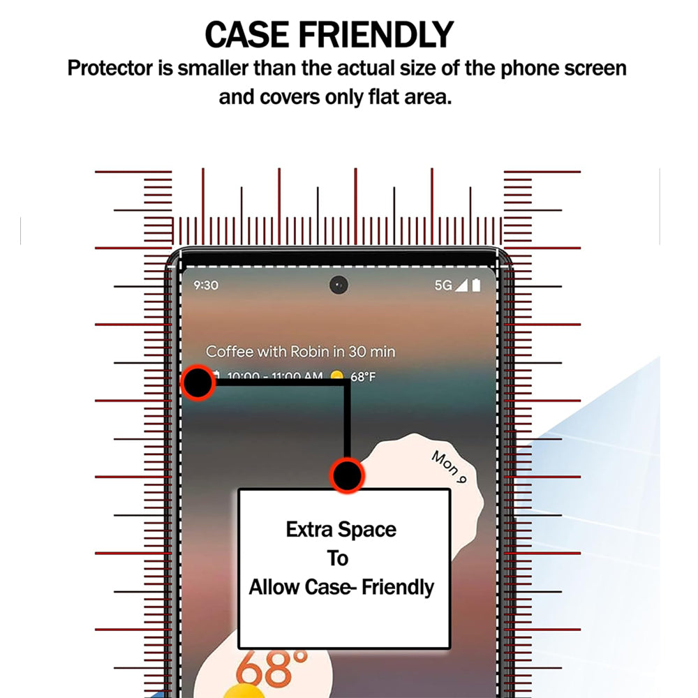 Glass Screen Protector for Google Pixel 8a