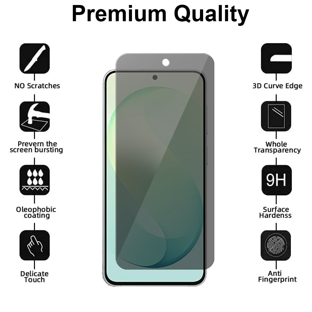 Privacy Glass Screen Protector for Samsung Galaxy S26 FE