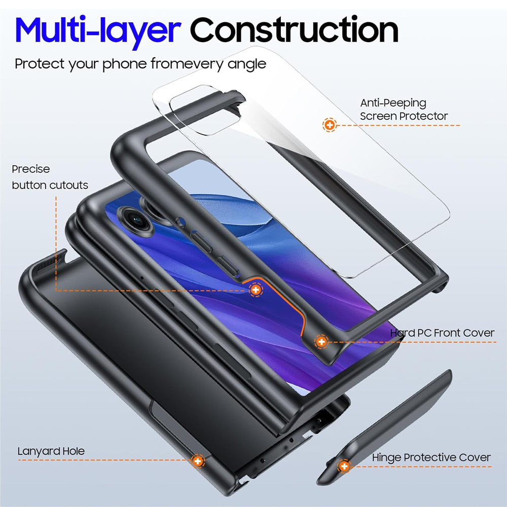 Hinge Protection Flip Case for Motorola Razr 60