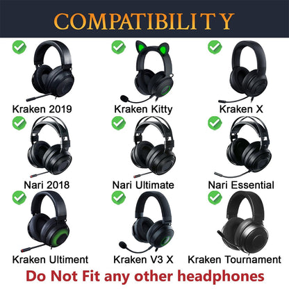 Earphone Pad Replacements for Razer Kraken Kitty
