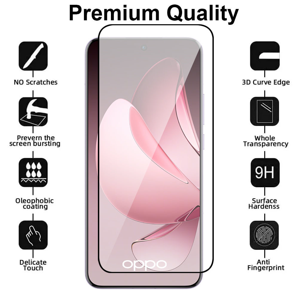 Full Cover Glass Screen Protector for OPPO Reno 13 Pro 5G