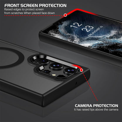 Matte Magnetic Case for Samsung Galaxy S22 Ultra