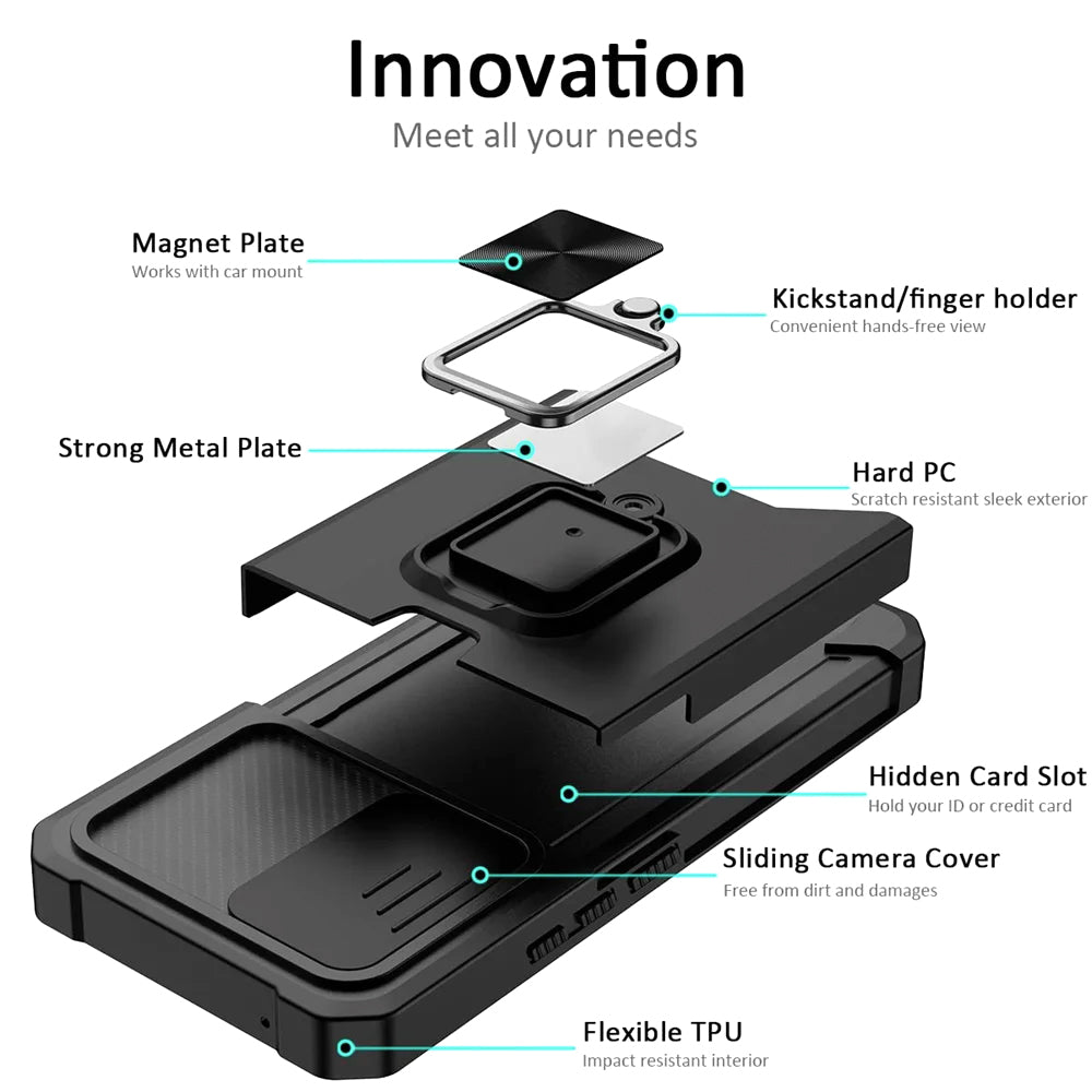 Tough Card Ring Case for Samsung Galaxy S23 FE