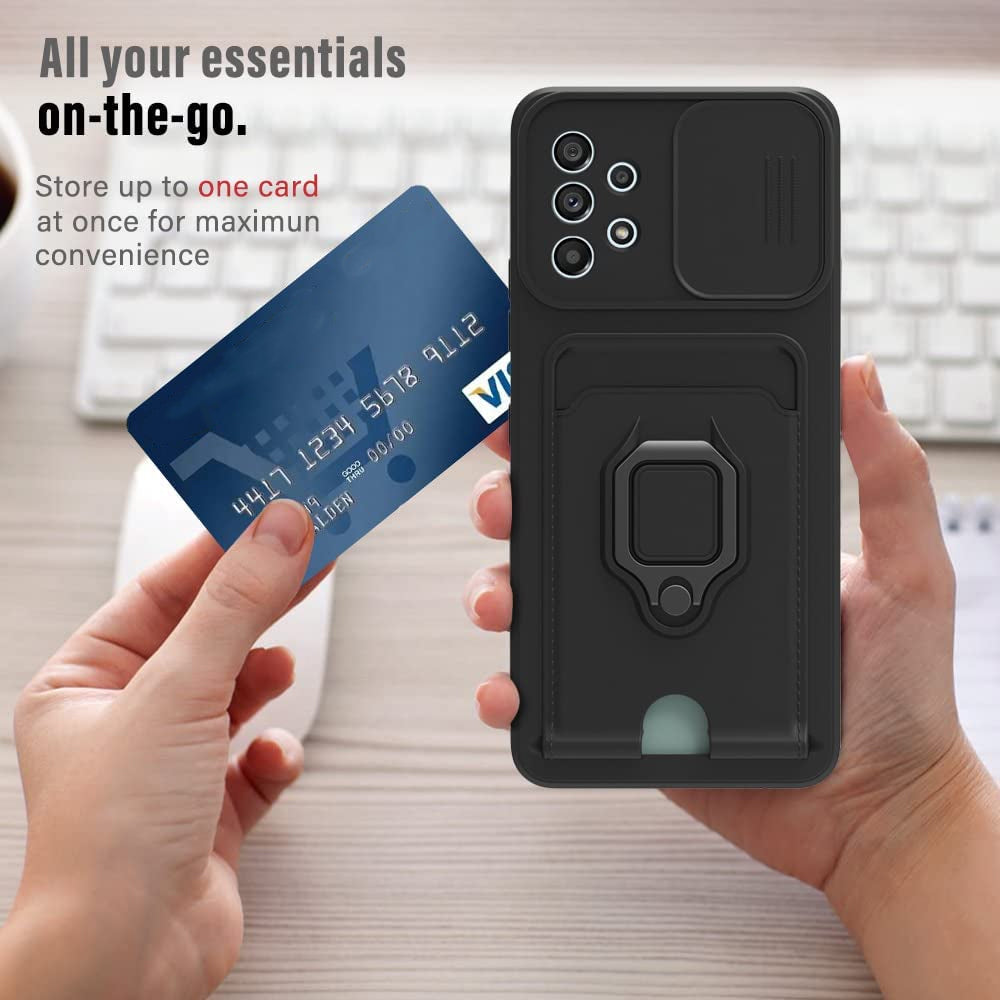 Push Magnetic Card Case for Samsung Galaxy S23 Plus