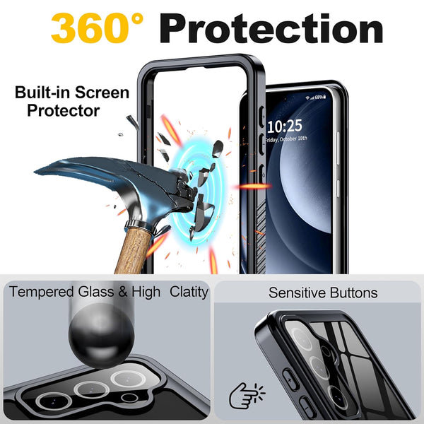 Redpepper Waterproof Case for Samsung Galaxy S24 FE