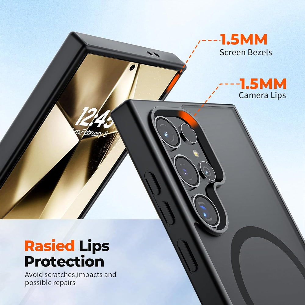 Matte Magnetic Case for Samsung Galaxy S24 Ultra