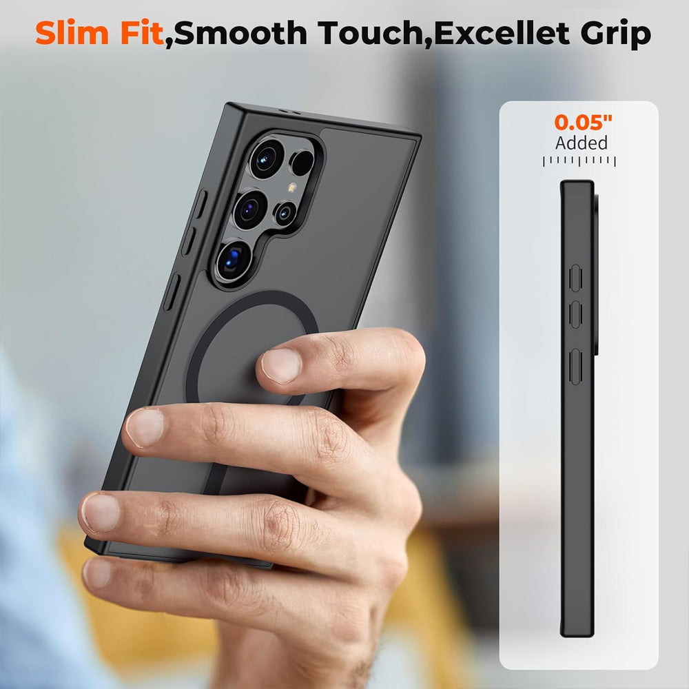 Matte Magnetic Case for Samsung Galaxy S24 Ultra