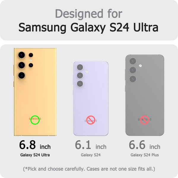 Clear Gel Case for Samsung Galaxy S24 Ultra