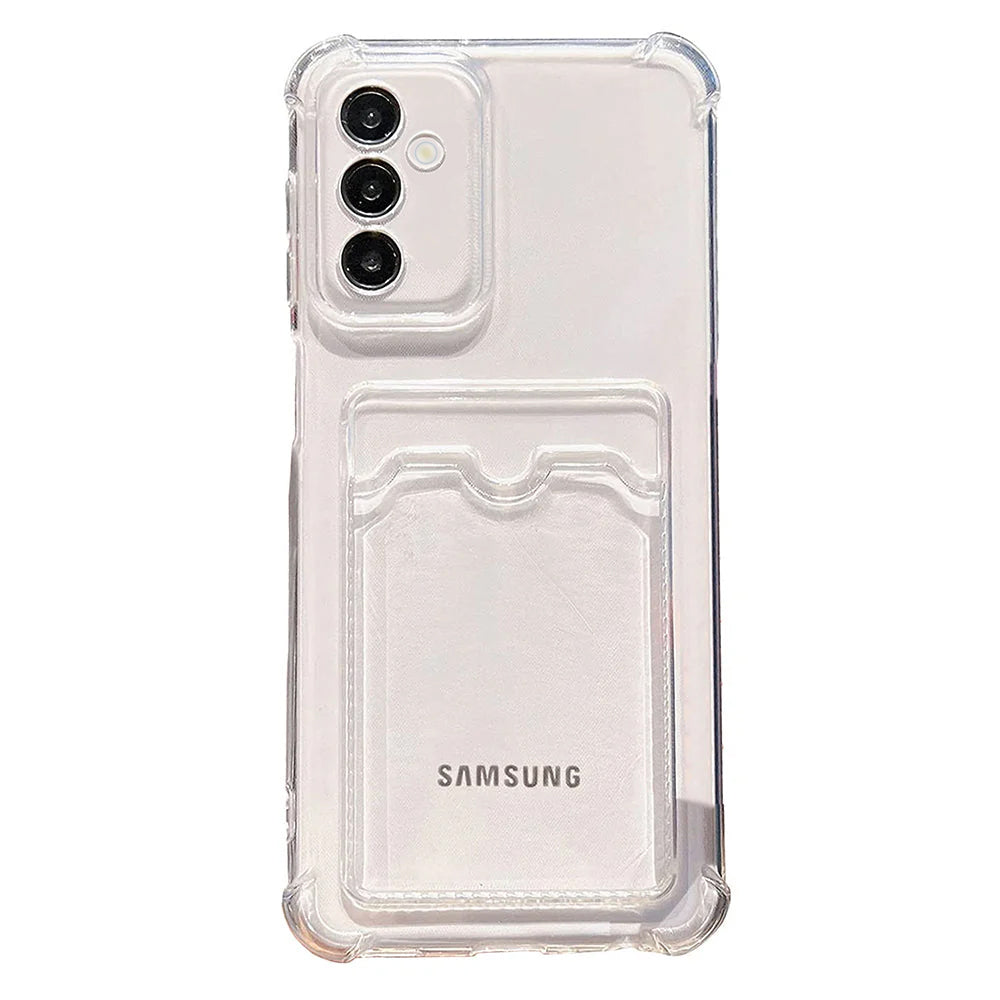 Clear Card Wallet Case for Samsung Galaxy A17 5G