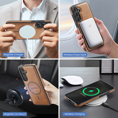 Magsafe Compatible Wallet Case for Samsung Galaxy S25 FE