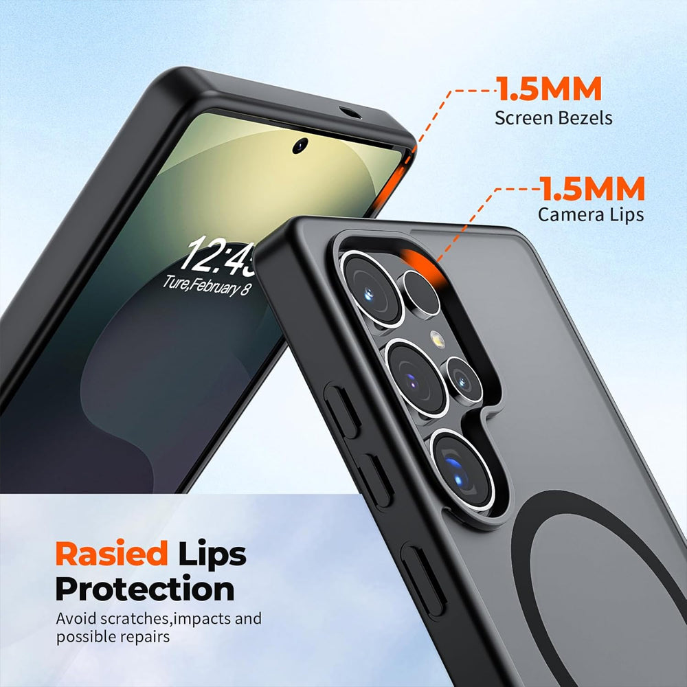 Matte Magnetic Case for Samsung Galaxy S25 Ultra