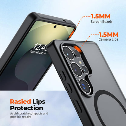 Matte Magnetic Case for Samsung Galaxy S25 Ultra