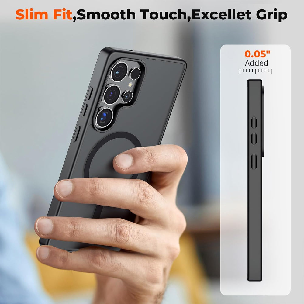 Matte Magnetic Case for Samsung Galaxy S25 Ultra