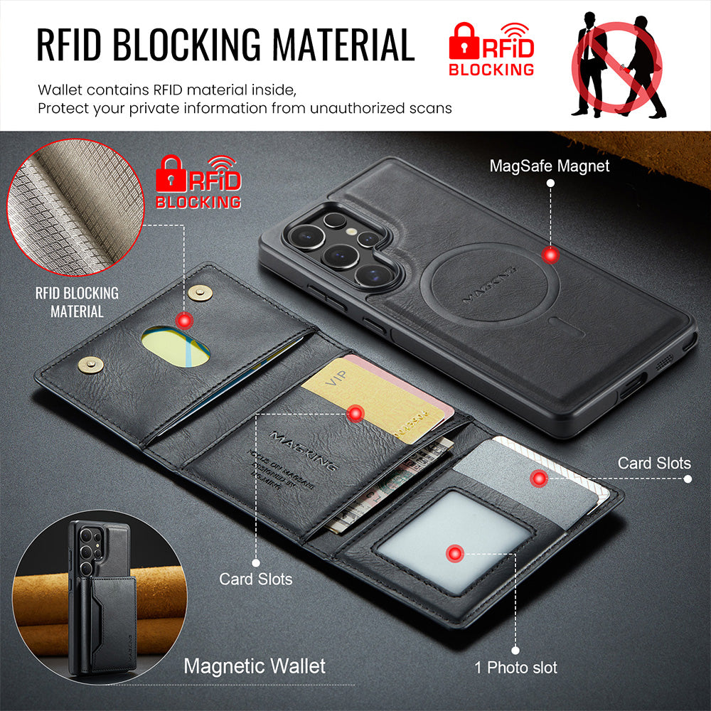 Magsafe compatible Wallet Case for Samsung Galaxy S25 Ultra