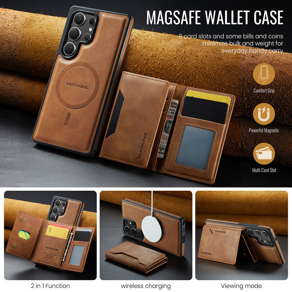 Magsafe compatible Wallet Case for Samsung Galaxy S25 Ultra