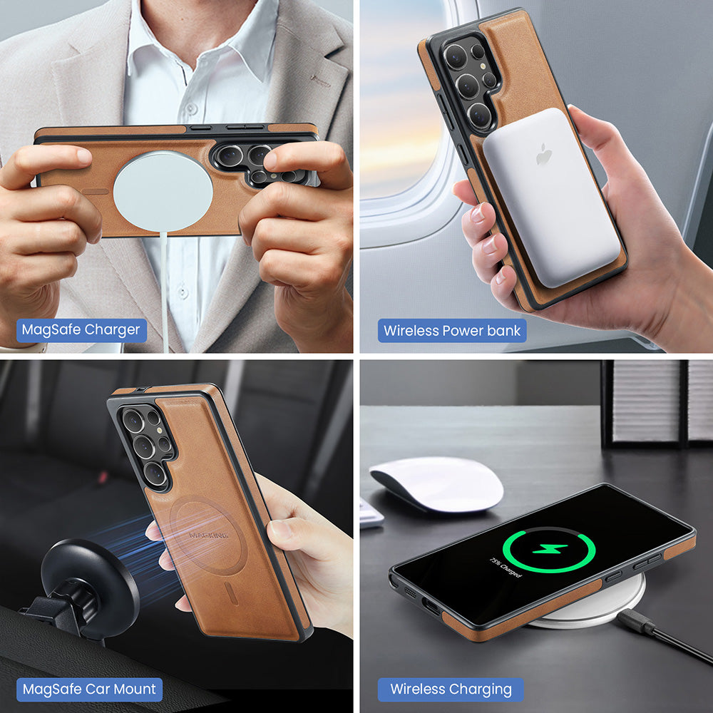 Magsafe compatible Wallet Case for Samsung Galaxy S25 Ultra