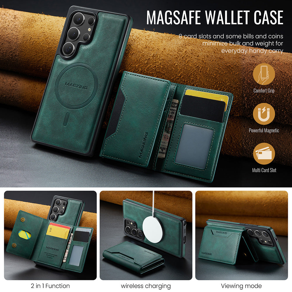 Magsafe compatible Wallet Case for Samsung Galaxy S25 Ultra