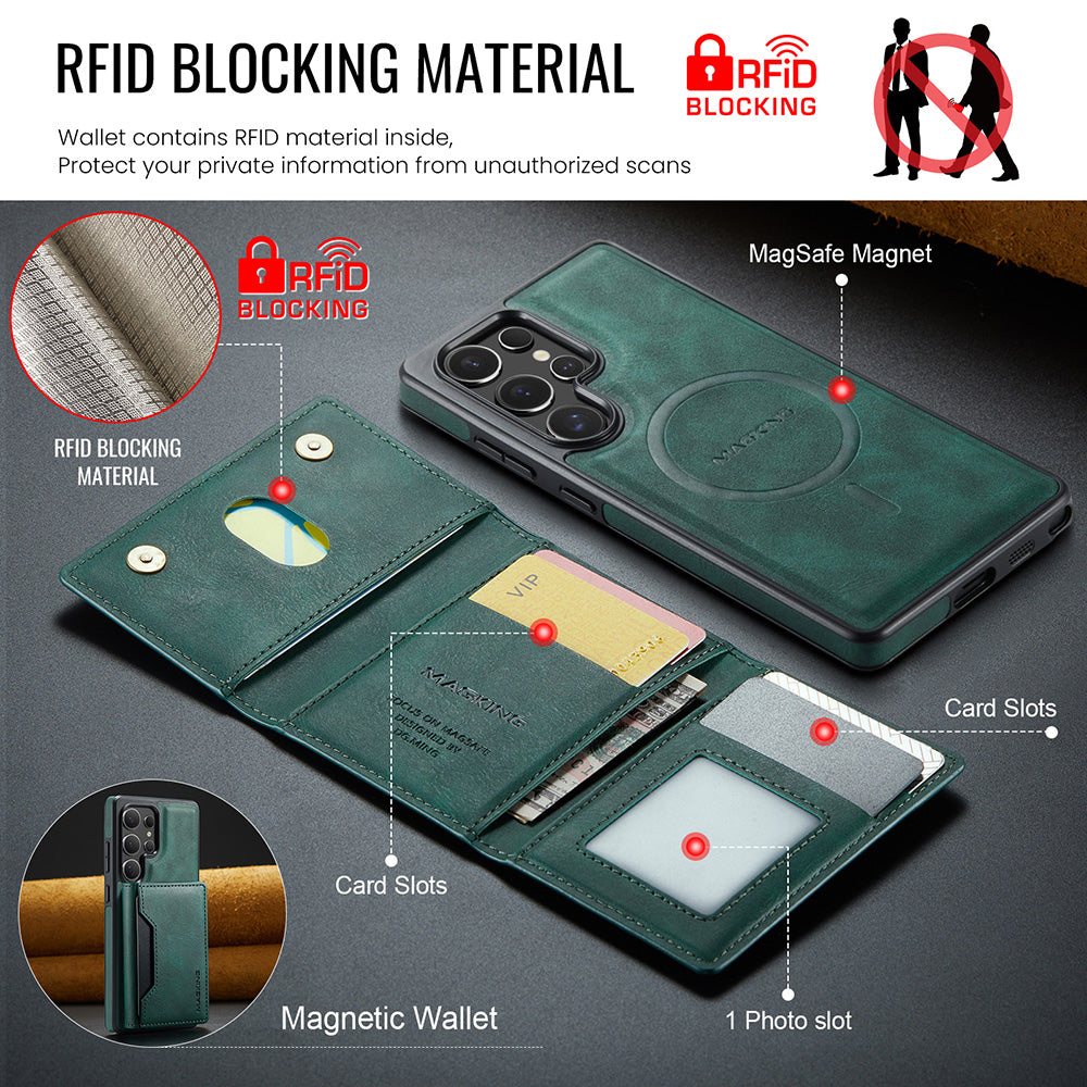 Magsafe compatible Wallet Case for Samsung Galaxy S25 Ultra