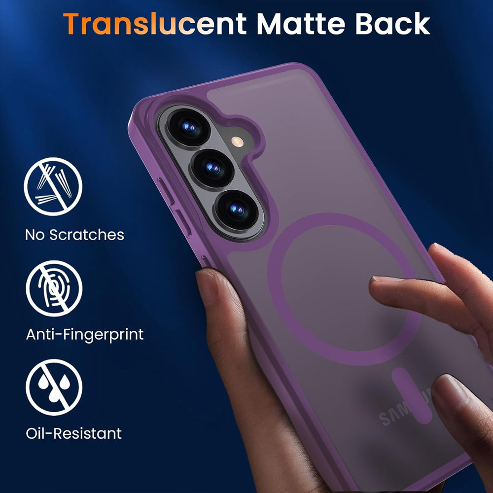 Matte Magsafe Compatible Case for Samsung Galaxy S26 Plus