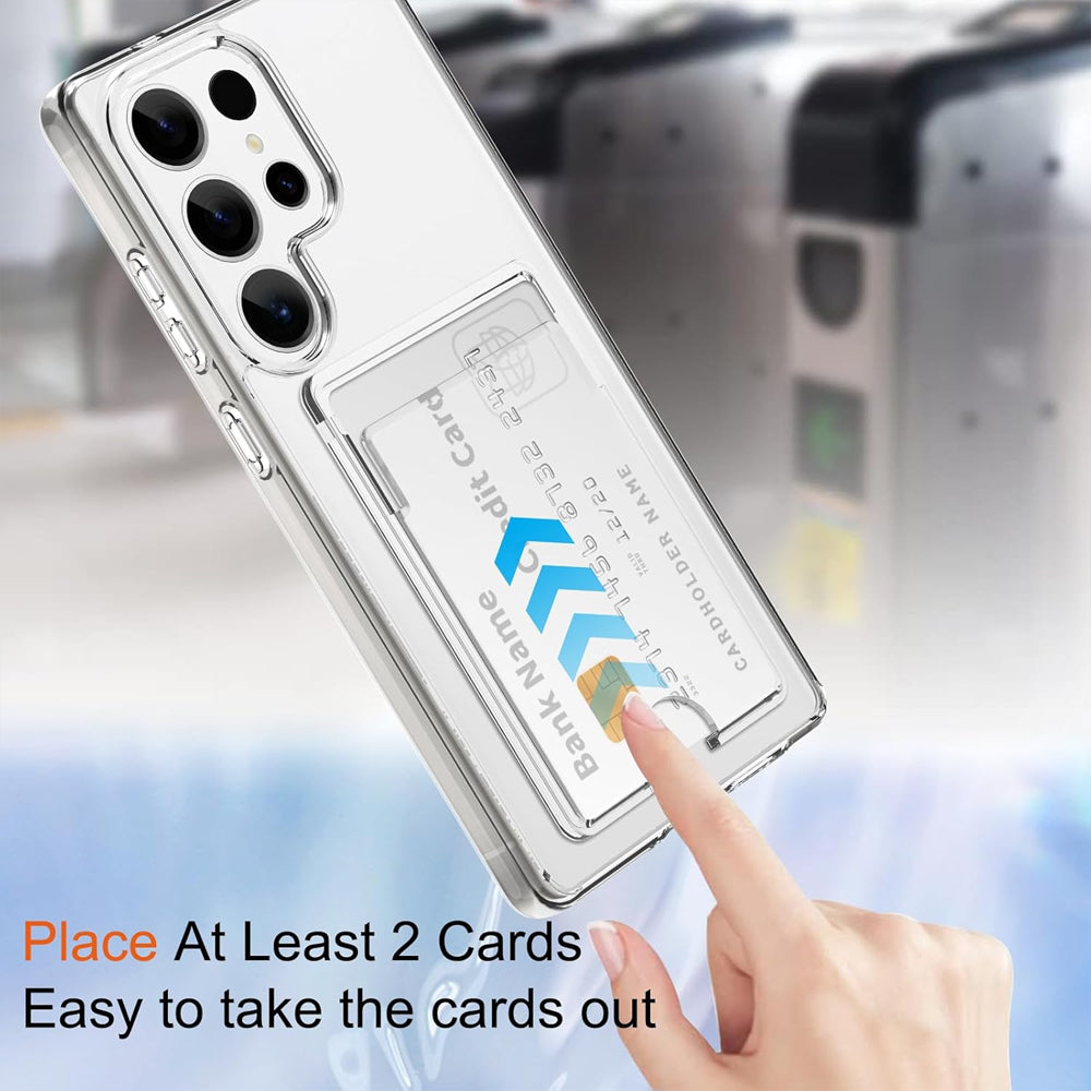 Clear Card Case for Samsung Galaxy S26 Ultra