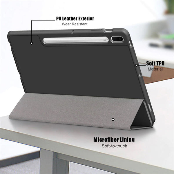 Slim Flip Case Cover for Samsung Galaxy Tab S8 Plus / S7 FE 12.4"