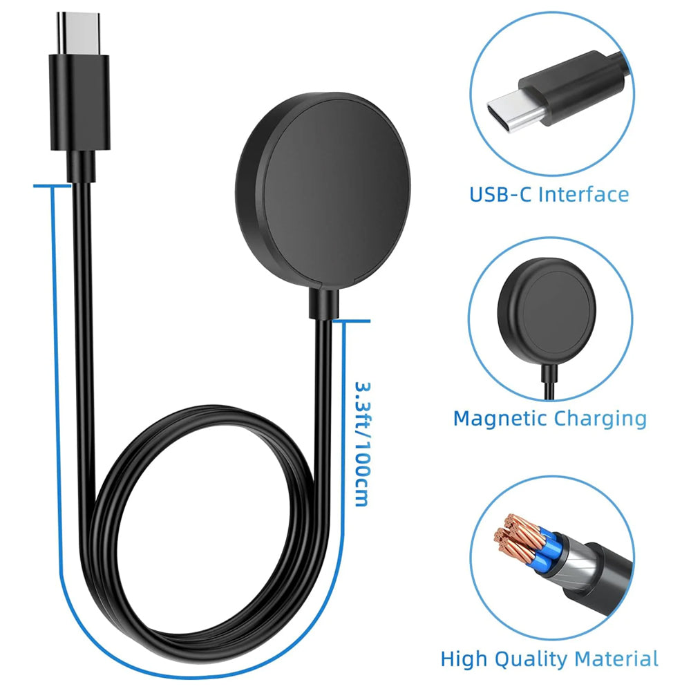 Fast Charger USB-C Dock with Stand Holder for Samsung Galaxy Watch FE