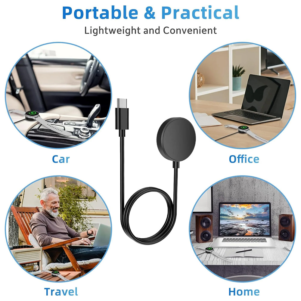 Fast Charger USB-C Dock with Stand Holder for Samsung Galaxy Watch FE