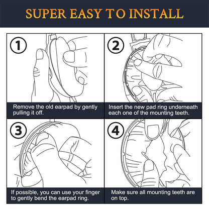 Replacement Ear Pads for Sennheiser HD200 Pro