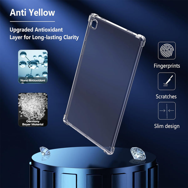 Clear Bumper Case for Samsung Galaxy Tab S6 Lite