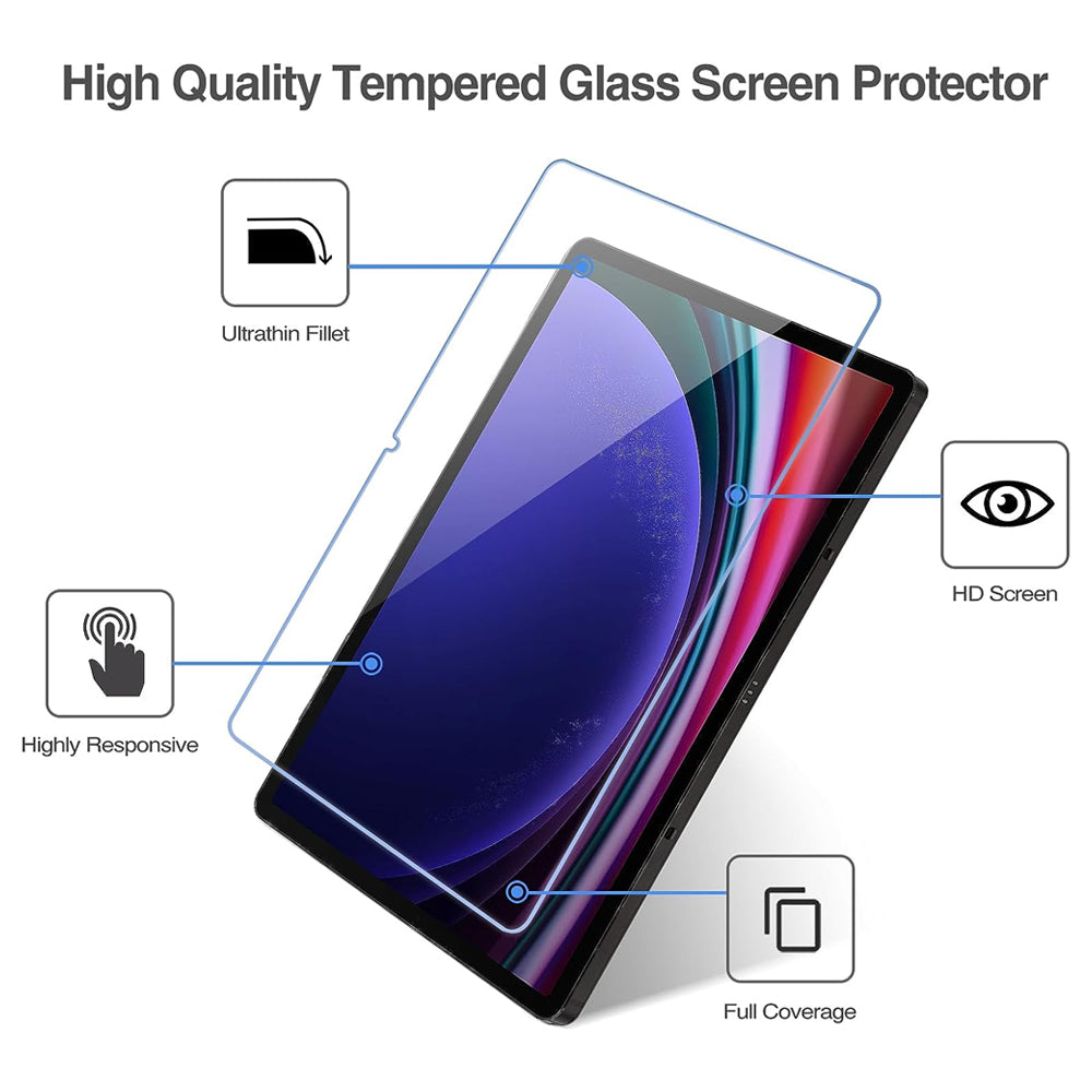 Glass Screen Protector for Samsung Galaxy Tab S9