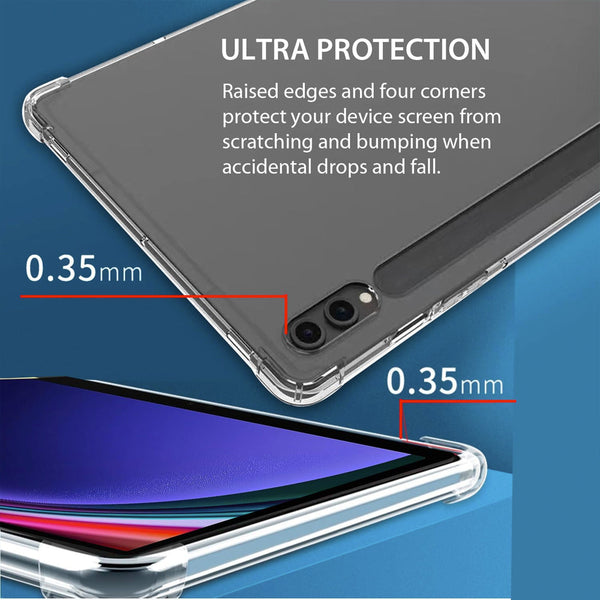 Clear Bumper Case for Samsung Galaxy Tab S9 Ultra