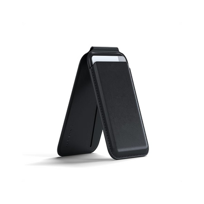 MagSafe Compatible Magnetic Leather Wallet Flip Card Holder
