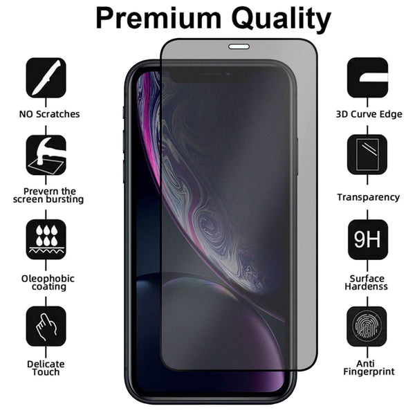 Anti-Glare Matte Glass Screen Protector for iPhone XR