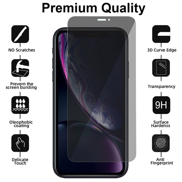 Privacy Glass Screen Protector for iPhone XR