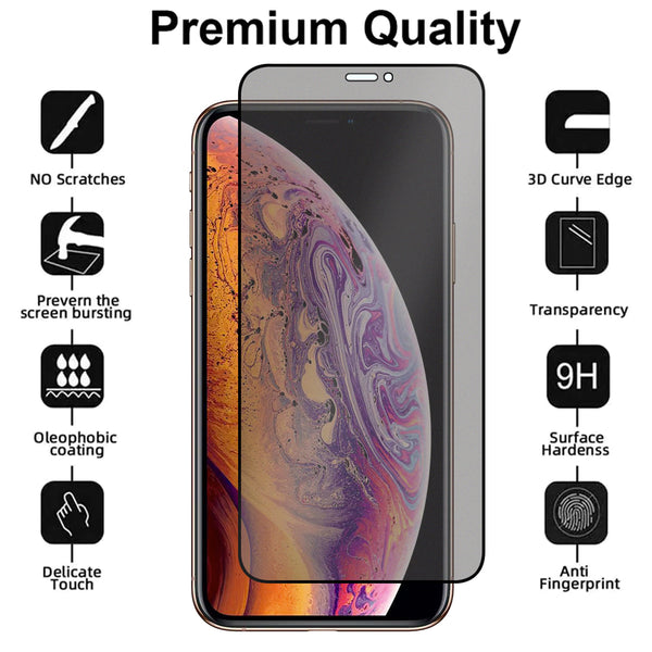 Anti-Glare Glass Screen Protector for iPhone XS