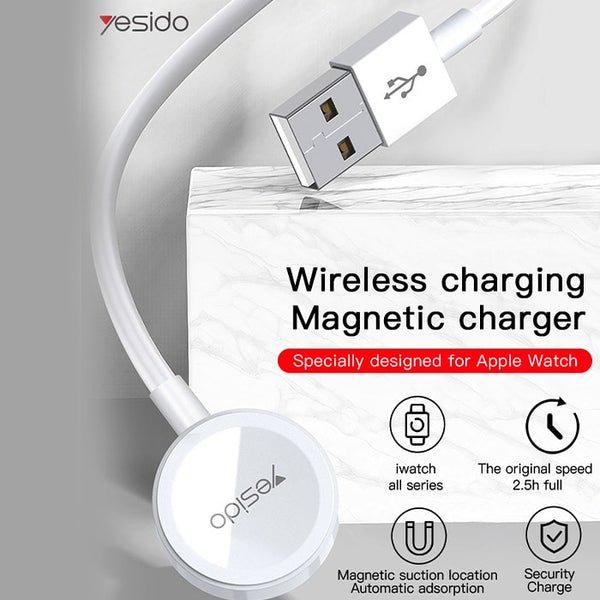 Yesido charger for apple watch - White