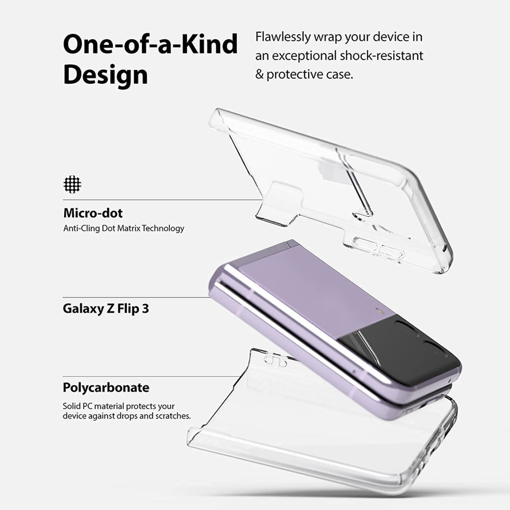 Thin Clear Case for Samsung Galaxy Z Flip 3