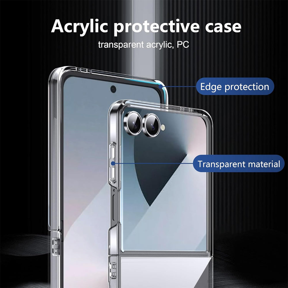 Clear Thin Protection Case for Samsung Galaxy Z Flip 7