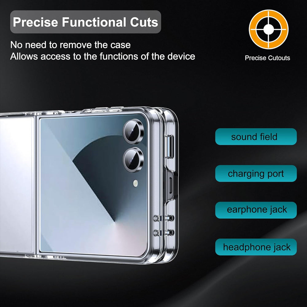 Clear Thin Protection Case for Samsung Galaxy Z Flip 7