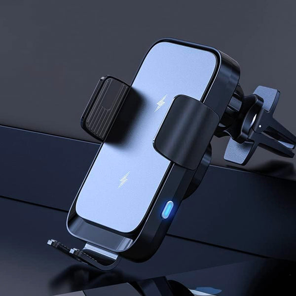 Wireless Charging Vent Car Holder Dual Coil