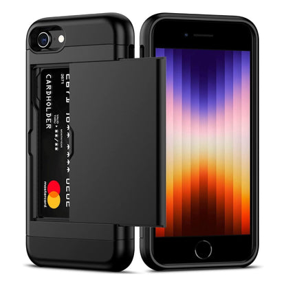 Heavy-Duty Card Holder Cover for iPhone 8