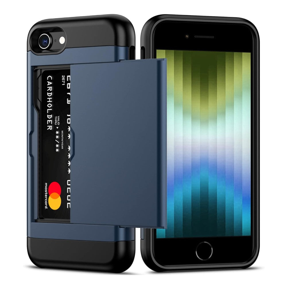 Heavy-Duty Card Holder Cover for iPhone 8