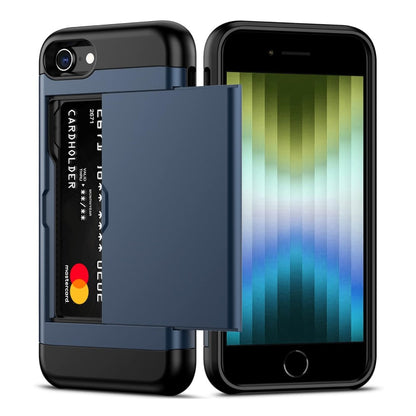 Heavy-Duty Card Holder Cover for iPhone 8