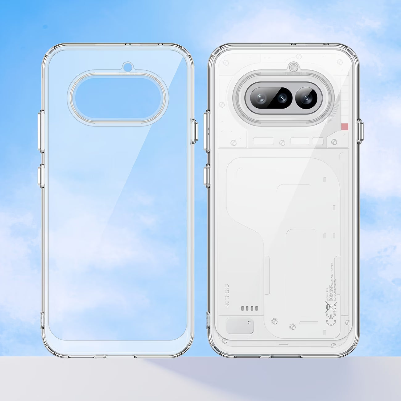 Transparent Clear Cover Case for Google Pixel 10a