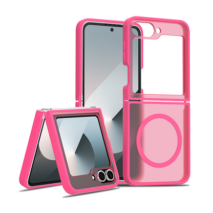 Magsafe Compatible Matte Case for Samsung Galaxy Z Flip 6